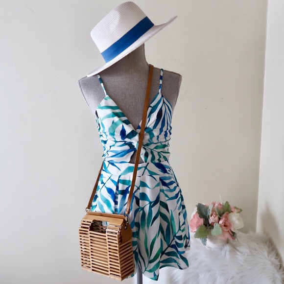 RARE UNIQUE SMALL BAMBOO SATCHEL CROSSBODY - Picture 7 of 8